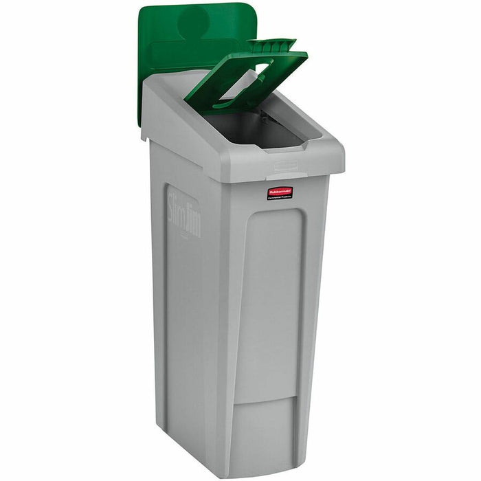 Rubbermaid Commercial Slim Jim Recycling Station 1-Stream Paper, 23 Gal