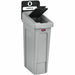 Rubbermaid Commercial Slim Jim Recycling Station 1-Stream Landfill, 23 Gal