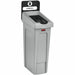 Rubbermaid Commercial Slim Jim Recycling Station 1-Stream Landfill, 23 Gal