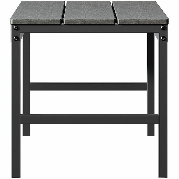 Lorell Faux Wood Outdoor Bench