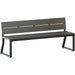 Lorell Faux Wood Outdoor Bench
