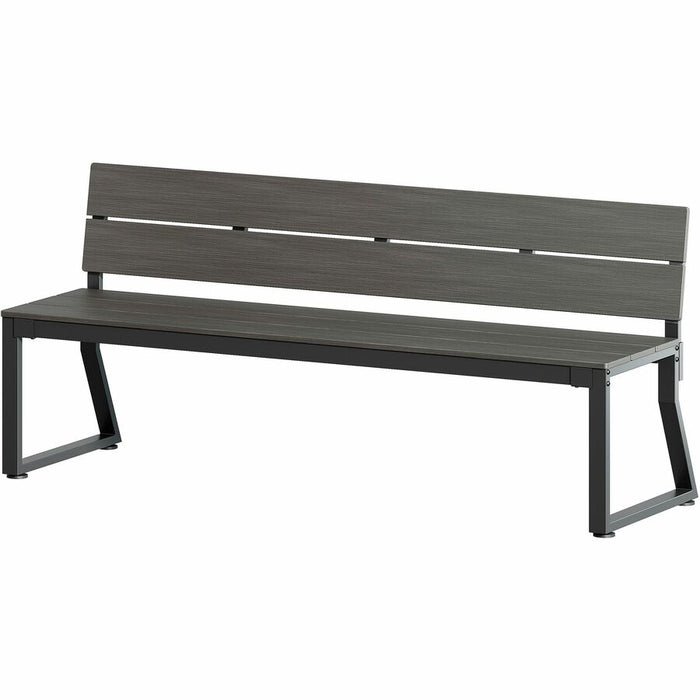 Lorell Faux Wood Outdoor Bench
