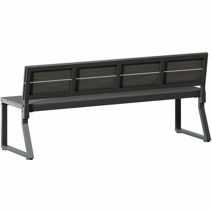 Lorell Faux Wood Outdoor Bench