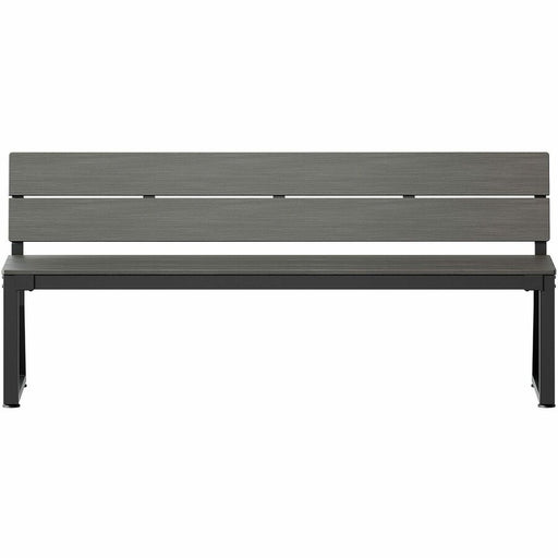 Lorell Faux Wood Outdoor Bench