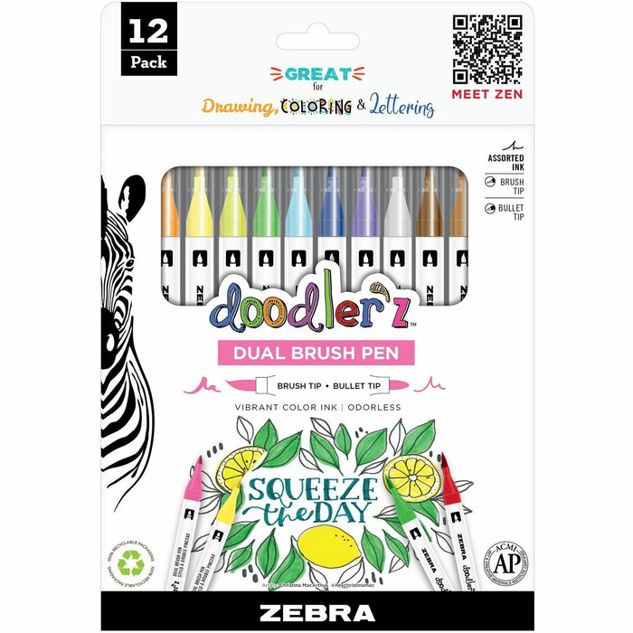 Zebra Pen Doodler'z Dual Brush Pen