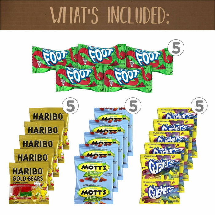 Snack Box Pros Fruit Snacks Variety Box