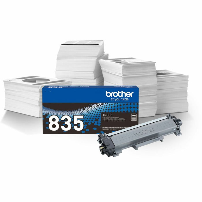 Brother TN835 Original Super High Yield Laser Toner Cartridge - Black - 1 Each