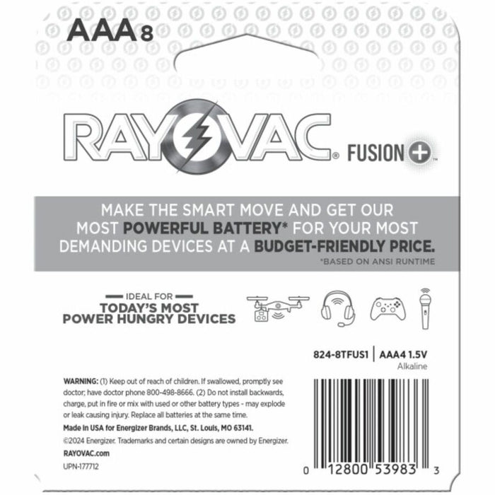Rayovac Fusion Battery