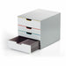 DURABLE Varicolor 4-Drawer Desktop Storage Box