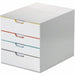 DURABLE Varicolor 4-Drawer Desktop Storage Box