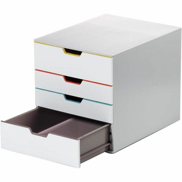 DURABLE Varicolor 4-Drawer Desktop Storage Box