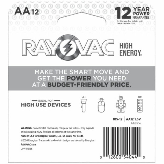 Rayovac Alkaline AA Batteries