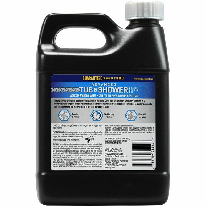 Zep Commercial Advanced Tub and Shower Drain Opener Gel