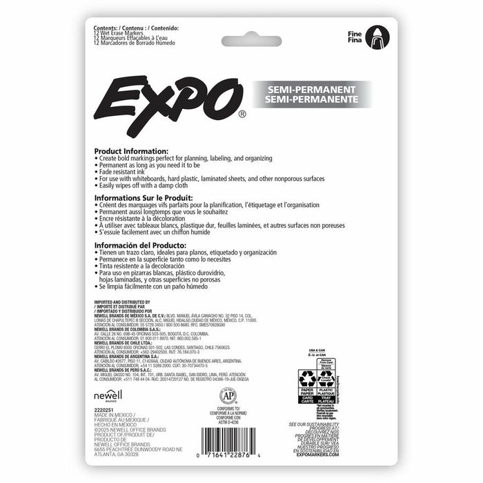 Sanford Expo Wet-Erase Markers