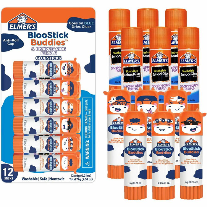 Elmer's Disappearing Color School Glue Sticks