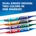 Expo 2-in-1 Dry Erase Markers