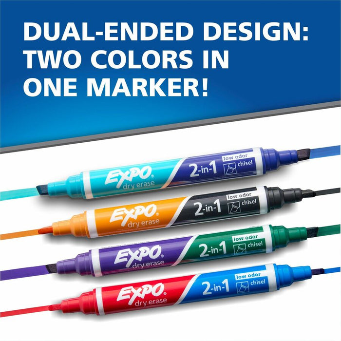 Expo 2-in-1 Dry Erase Markers