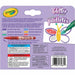 Crayola 6 Color Glitter Markers