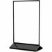 Deflecto Double-Sided Sign Holder w/Base