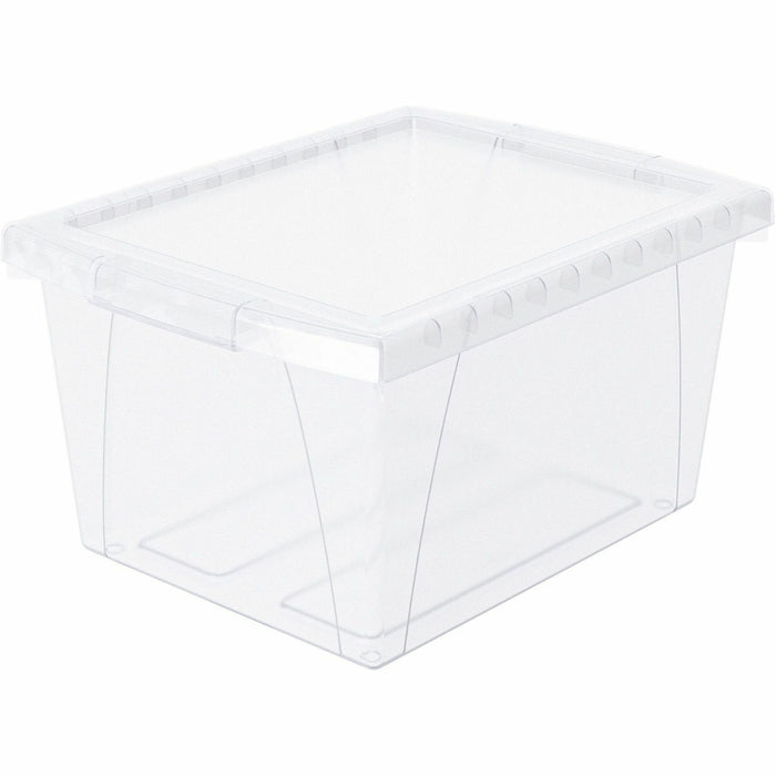 Storex Stackable Storage Bin w/Lid