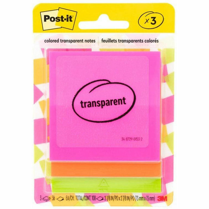 Post-it&reg; Transparent Notes