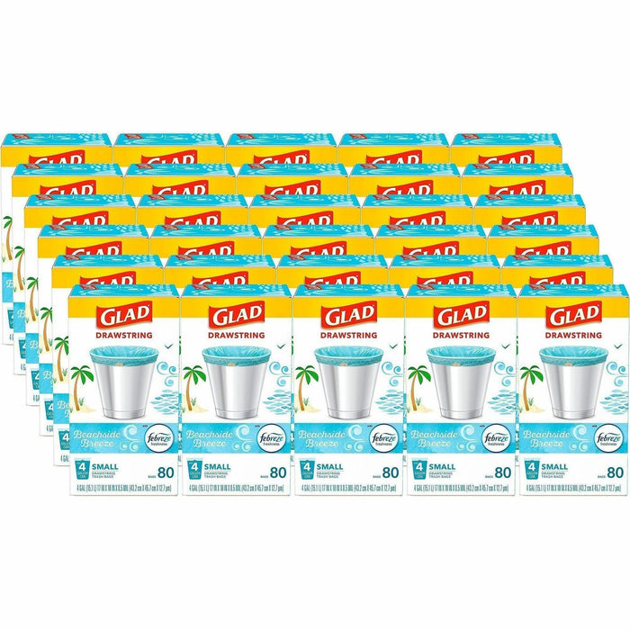 Glad OdorShield Drawstring Trash Bags