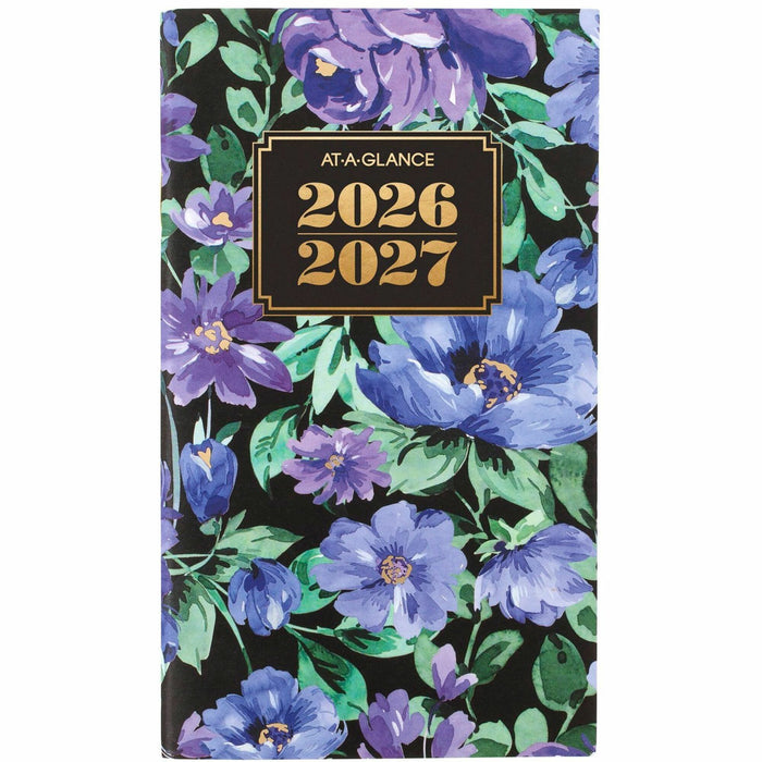 At-A-Glance Badge Floral Two-Year Monthly Planner