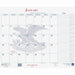 Unicor Blotter Style Monthly Calendar Pad