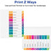 Avery® Ready Index Custom TOC Binder Dividers