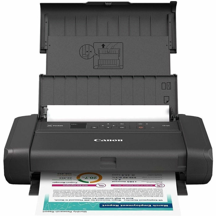 Canon PIXMA TR160 Portable Wired/Wireless Inkjet Printer - Color