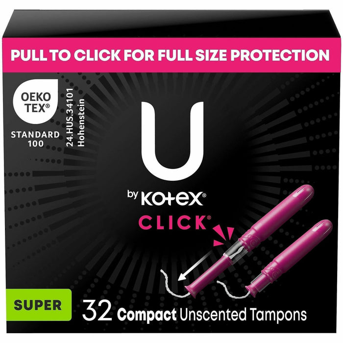 Kimberly-Clark Click Compact Tampons