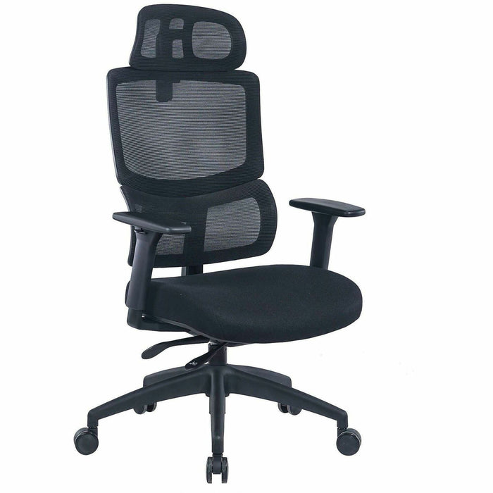 Lorell Ripley High Mesh-Back Chair with Articulating Lumbar Support