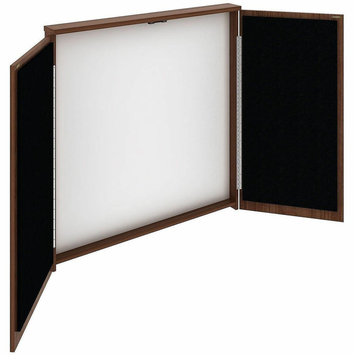 Lorell Dry-Erase Whiteboard Presentation Cabinet
