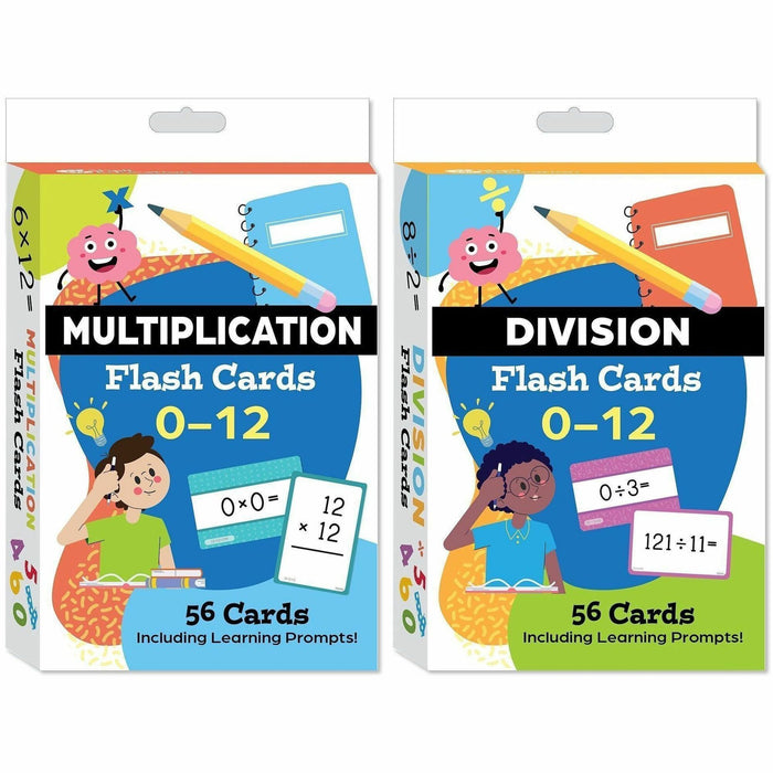 Shell Education Multiplication & Division Flash Card 2-Deck Set