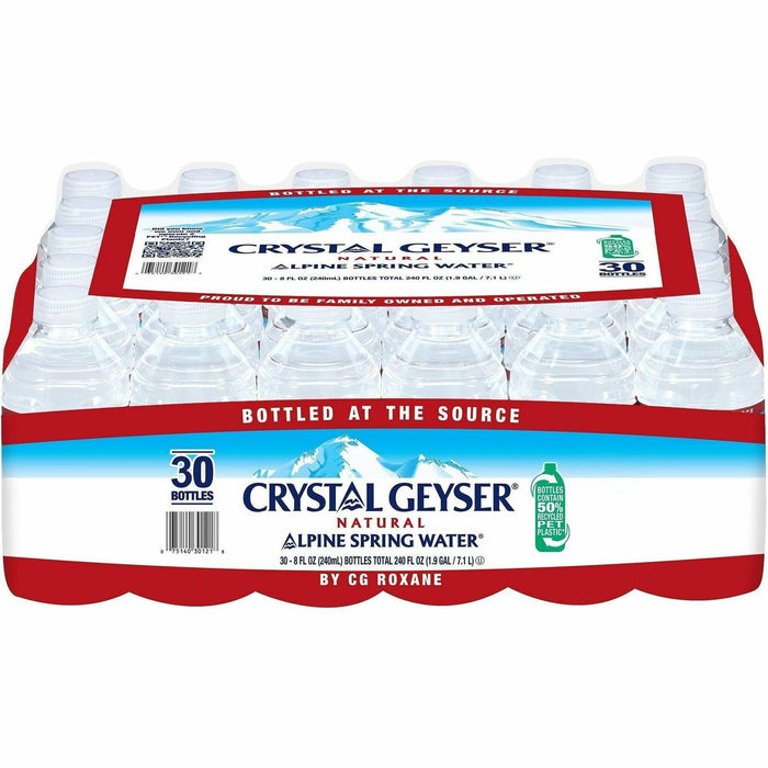 Crystal Geyser Water Alpine Spring Bottled Water