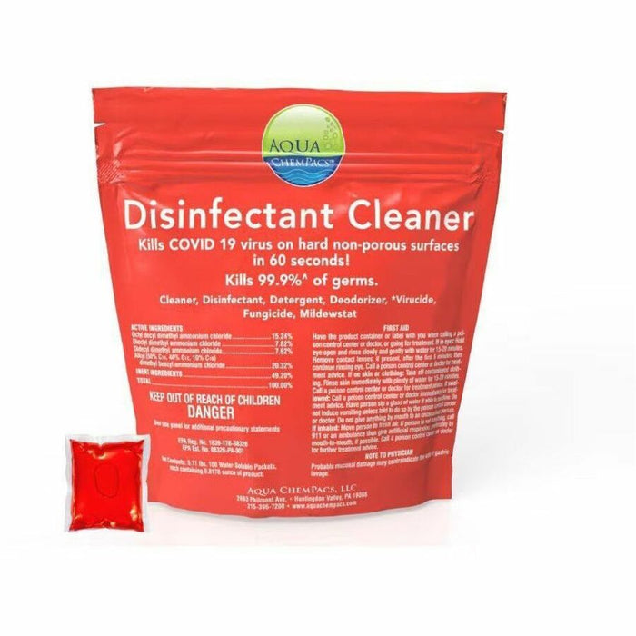 Diversey Disinfectant Floor Cleaner (RED), 1x 100ea, 4/CT