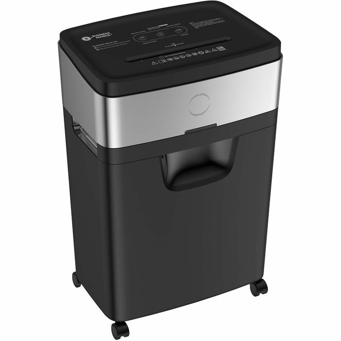 Business Source 6.6-Gallon Bin Cross-Cut Shredder