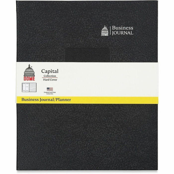 Dome Business Journal - 8 x 10 Inch Hardcover Professional Planner Notebook