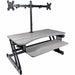 Rocelco R DADRG-DM2 Standing Desk Converter Bundle