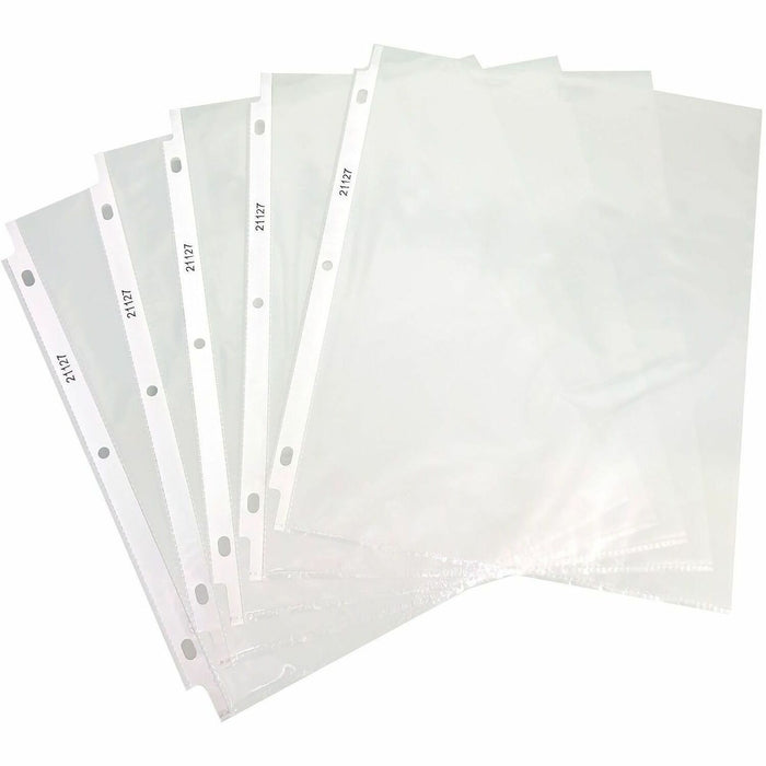 Business Source Nonglare Top-Loading Sheet Protectors