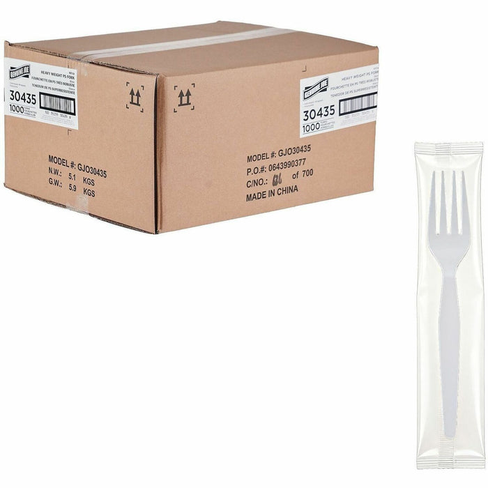 Genuine Joe Disposable Polystyrene Cutlery
