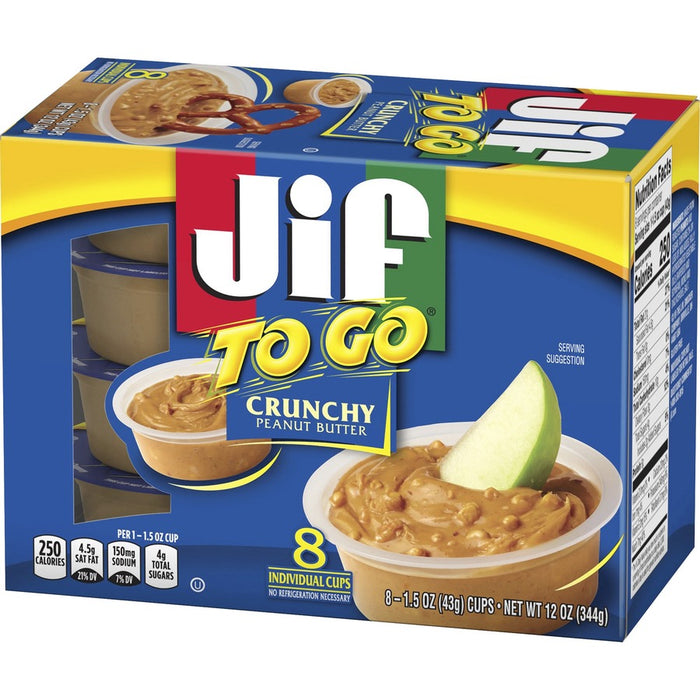 Jif To Go Peanut Butter Cups - Chunky