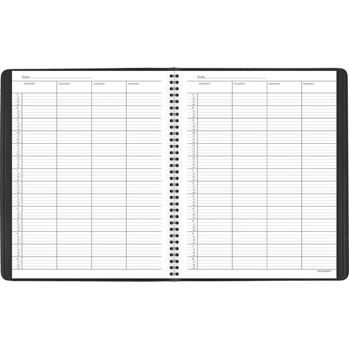 At-A-Glance 4-Person Undated Daily Appointment Book