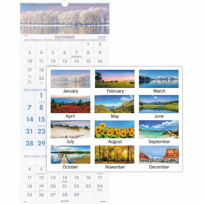 At-A-Glance Scenic Design 3-month Wall Calendar