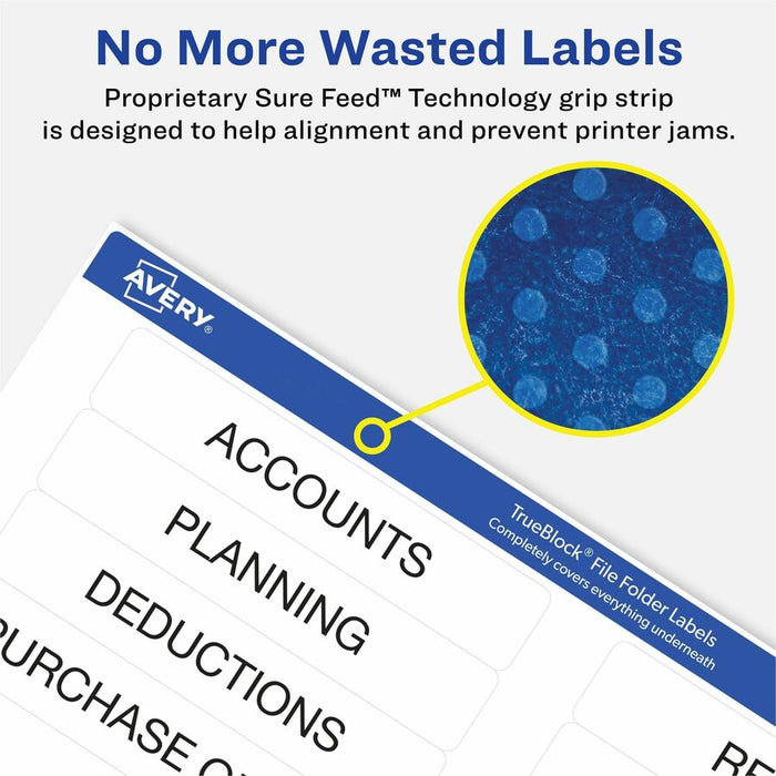 Avery® Extra-Large File Folder Labels