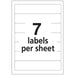 Avery® Permanent File Folder Labels