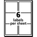 Avery® Easy Peel White Shipping Labels