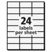 Avery® Copier Address Labels