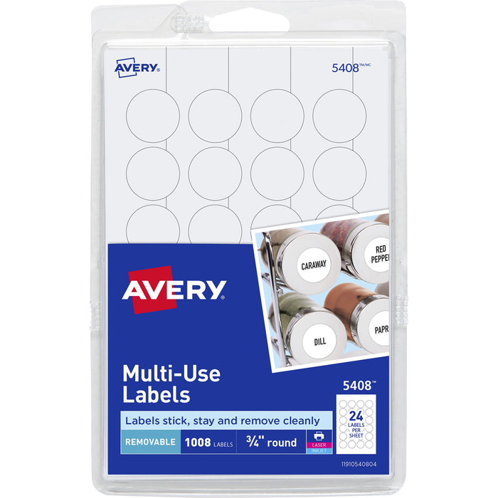 Avery® Removable ID Labels