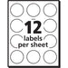 Avery® Removable ID Labels